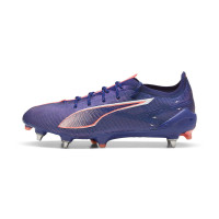 PUMA Ultra 5 Ultimate IJzeren-Nop Voetbalschoenen (SG) Paars Lichtroze Wit