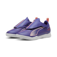 PUMA Ultra 5 Match V Chaussures de Foot en Salle (IN) Enfants Mauve Rose Clair Blanc