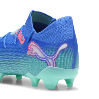 PUMA Future 7 Ultimate Gras / Kunstgras Voetbalschoenen (MG) Dames Blauw Turquoise Wit