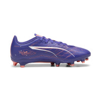 PUMA Ultra 5 Play Gras / Kunstgras Voetbalschoenen (MG) Dames Paars Lichtroze Wit