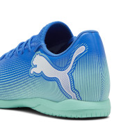 PUMA Future 7 Play Zaalvoetbalschoenen (IN) Blauw Turquoise Wit