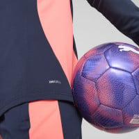 PUMA individualFINAL Haut d'Entraînement 1/4-Zip Bleu Foncé Mauve Rose Clair