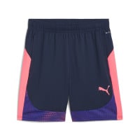 PUMA individualFINAL Short d'Entraînement Bleu Foncé Rose Clair Mauve