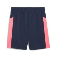 PUMA individualFINAL Short d'Entraînement Bleu Foncé Rose Clair Mauve