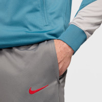 Nike Atletico Madrid Strike Survêtement à Capuche Full-Zip 2024-2025 Bleu Clair Gris Rouge