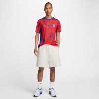 Nike Atletico Madrid Pre-Match Maillot d'Entraînement 2024-2025 Rouge Bleu Blanc