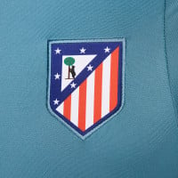 Nike Atletico Madrid Strike Trainingstrui 1/4-Zip 2024-2025 Lichtblauw Grijs Rood