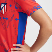 Nike Atletico Madrid Pre-Match Maillot d'Entraînement 2024-2025 Enfants Rouge Bleu Blanc