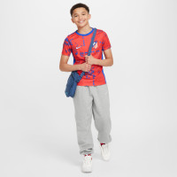 Nike Atletico Madrid Pre-Match Maillot d'Entraînement 2024-2025 Enfants Rouge Bleu Blanc