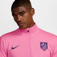 Nike Atletico Madrid Strike Trainingspak Full-Zip 2024-2025 Roze Donkerblauw