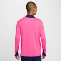 Nike Atletico Madrid Strike Survêtement 1/4-Zip 2024-2025 Rose Bleu Foncé