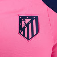 Nike Atletico Madrid Strike Survêtement 1/4-Zip 2024-2025 Rose Bleu Foncé