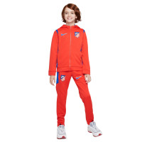 Nike Atletico Madrid Strike Survêtement à Capuche Full-Zip 2024-2025 Enfants Rouge Bleu