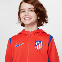 Nike Atletico Madrid Strike Survêtement à Capuche Full-Zip 2024-2025 Enfants Rouge Bleu