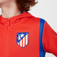 Nike Atletico Madrid Strike Survêtement à Capuche Full-Zip 2024-2025 Enfants Rouge Bleu