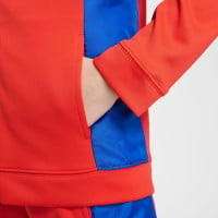 Nike Atletico Madrid Strike Survêtement à Capuche Full-Zip 2024-2025 Enfants Rouge Bleu