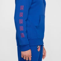 Nike Atletico Madrid Club Sweat à Capuche 2024-2025 Bleu Rouge