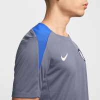 Nike Inter Milan Strike Maillot d'Entraînement 2024-2025 Gris-Bleu Bleu Beige