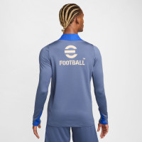 Nike Inter Milan Strike Survêtement 1/4-Zip 2024-2025 Gris-Bleu Bleu Beige