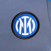 Nike Inter Milan Strike Survêtement 1/4-Zip 2024-2025 Gris-Bleu Bleu Beige