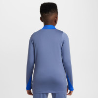 Nike Inter Milan Strike Survêtement 1/4-Zip 2024-2025 Enfants Gris-Bleu Bleu Beige