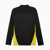 PUMA Borussia Dortmund Haut d'Entraînement 1/4 Zip 2024-2025 Enfants Noir Jaune