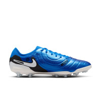 Nike Tiempo Legend 10 Pro Gazon Artificiel Chaussures de Foot (AG) Bleu Blanc Noir