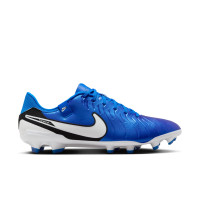 Nike Tiempo Legend 10 Academy Gazon Naturel Gazon Artificiel Chaussures de Foot (MG) Bleu Blanc Noir