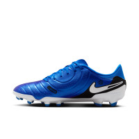 Nike Tiempo Legend 10 Academy Gazon Naturel Gazon Artificiel Chaussures de Foot (MG) Bleu Blanc Noir