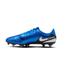 Nike Tiempo Legend 10 Academy IJzeren-Nop Voetbalschoenen (SG) Anti-Clog Blauw Wit Zwart