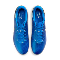 Nike Tiempo Legend 10 Academy IJzeren-Nop Voetbalschoenen (SG) Anti-Clog Blauw Wit Zwart