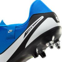 Nike Tiempo Legend 10 Academy Crampons Vissés Chaussures de Foot (SG) Anti-Clog Bleu Blanc Noir