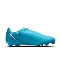 Nike Phantom GX II Academy Gras / Kunstgras Voetbalschoenen (MG) Blauw Wit