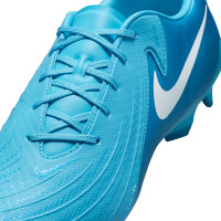 Nike Phantom GX II Academy Gras / Kunstgras Voetbalschoenen (MG) Blauw Wit