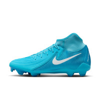 Nike Phantom Luna II Academy Gazon Naturel Gazon Artificiel Chaussures de Foot (MG) Bleu Blanc