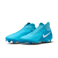 Nike Phantom Luna II Academy Gazon Naturel Gazon Artificiel Chaussures de Foot (MG) Bleu Blanc