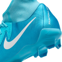 Nike Phantom Luna II Academy Gras / Kunstgras Voetbalschoenen (MG) Blauw Wit