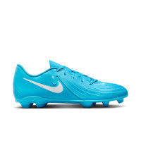 Nike Phantom GX II Club Gras / Kunstgras Voetbalschoenen (MG) Blauw Wit