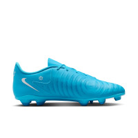 Nike Phantom GX II Club Gras / Kunstgras Voetbalschoenen (MG) Blauw Wit