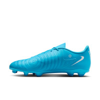 Nike Phantom GX II Club Gazon Naturel Gazon Artificiel Chaussures de Foot (MG) Bleu Clair Bleu