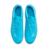 Nike Phantom GX II Club Gazon Naturel Gazon Artificiel Chaussures de Foot (MG) Bleu Clair Bleu