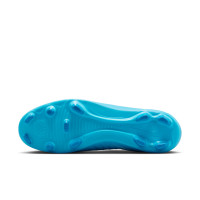 Nike Phantom GX II Club Gazon Naturel Gazon Artificiel Chaussures de Foot (MG) Bleu Clair Bleu