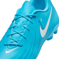 Nike Phantom GX II Club Gras / Kunstgras Voetbalschoenen (MG) Blauw Wit