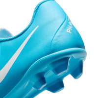 Nike Phantom GX II Club Gras / Kunstgras Voetbalschoenen (MG) Blauw Wit