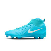 Nike Phantom Luna II Club Gazon Naturel Gazon Artificiel Chaussures de Foot (MG) Bleu Blanc