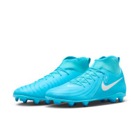 Nike Phantom Luna II Club Gazon Naturel Gazon Artificiel Chaussures de Foot (MG) Bleu Blanc