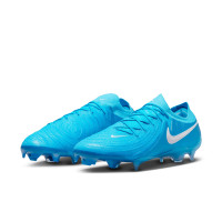 Nike Phantom GX II Elite Gras Voetbalschoenen (FG) Blauw Wit