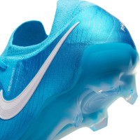 Nike Phantom GX II Elite Gras Voetbalschoenen (FG) Blauw Wit