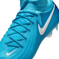 Nike Phantom Luna II Elite Gras Voetbalschoenen (FG) Blauw Wit