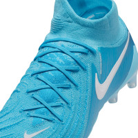 Nike Phantom Luna II Elite Gazon Artificiel Chaussures de Foot (AG) Bleu Blanc